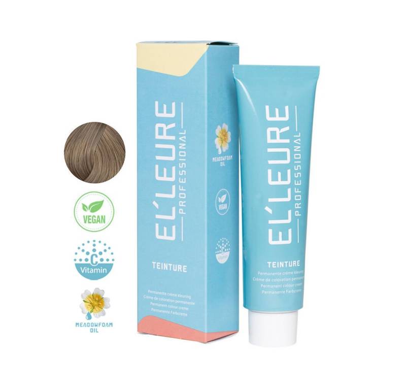 Elleure Haarfarbe Elleure Teinture 8.1 Hell Aschblond 100ml von Elleure