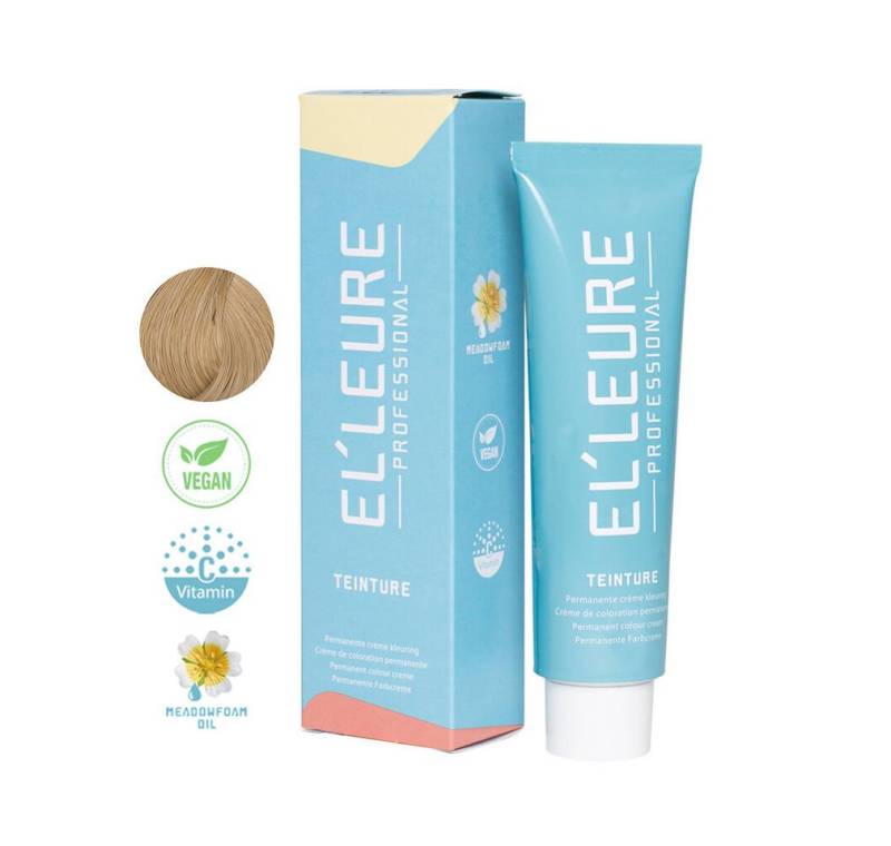 Elleure Haarfarbe Elleure Teinture 9.0 Intensiv Sehr Hellblond 100ml von Elleure