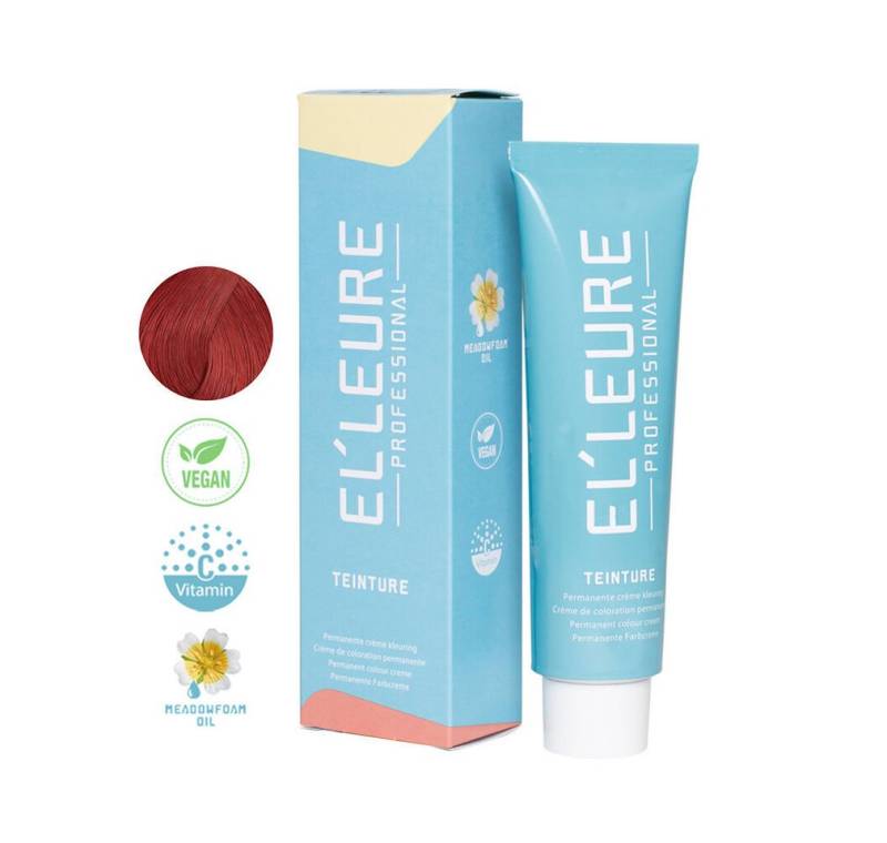 Elleure Haarfarbe Elleure Teinture Rot 100ml von Elleure
