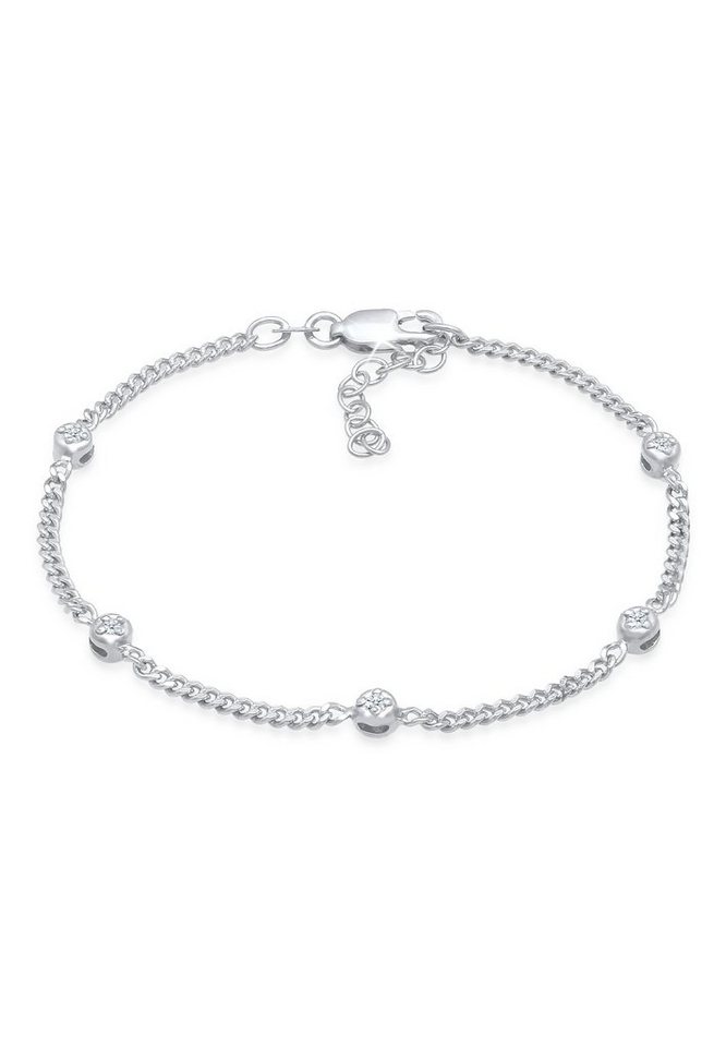 Elli DIAMONDS Armband Diamant Elegant Klassik (0.075 ct) 925er Silber, Diamant von Elli DIAMONDS