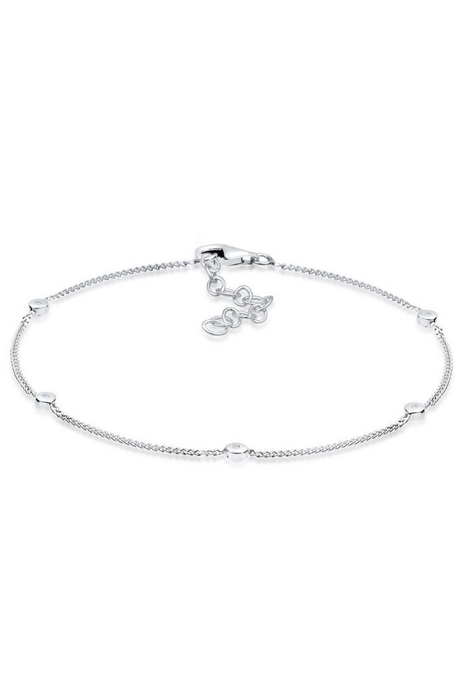 Elli DIAMONDS Armband Diamant Weiß Brillantschliff (0.025 ct) 925 Sterling Silber von Elli DIAMONDS