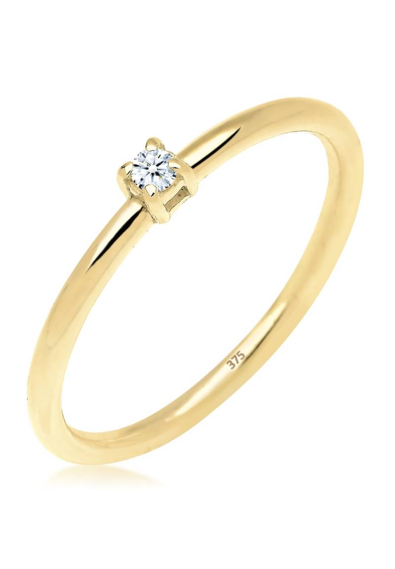 Elli DIAMONDS  Elli DIAMONDS Verlobungsring Diamant 0.03 ct. 375 Gelbgold Ring 1.0 pieces von Elli DIAMONDS