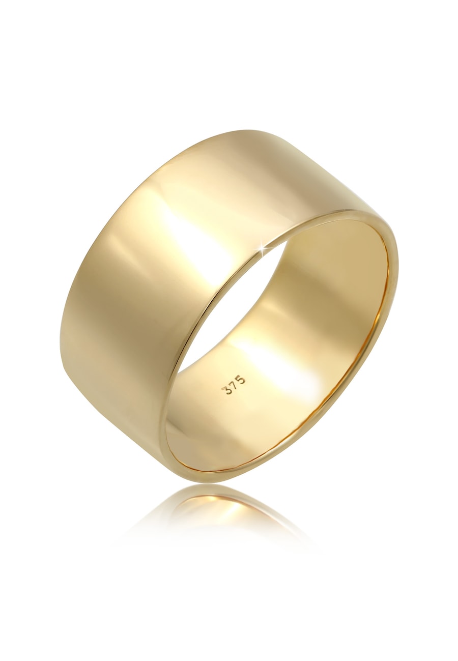 Elli PREMIUM  Elli PREMIUM Basic Bandring 375 Gelbgold Ring 1.0 pieces von Elli PREMIUM