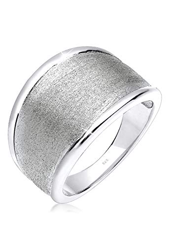Elli Ring Damen Basic Matt Trend in 925 Sterling Silber von Elli