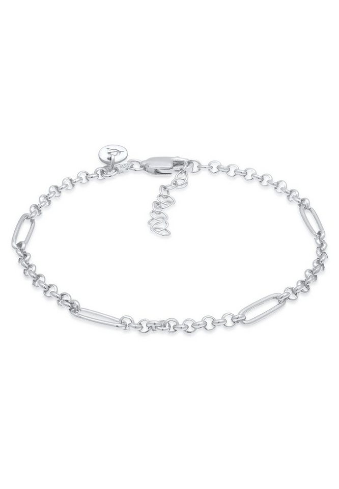Elli Premium Armband Figaro Glieder Style Basic 925 Silber, Figaro von Elli Premium