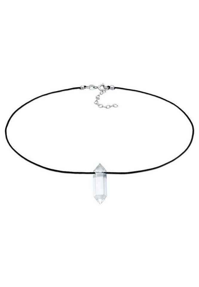 Elli Premium Choker Choker Nylon Kristallspitze 925 Silber von Elli Premium