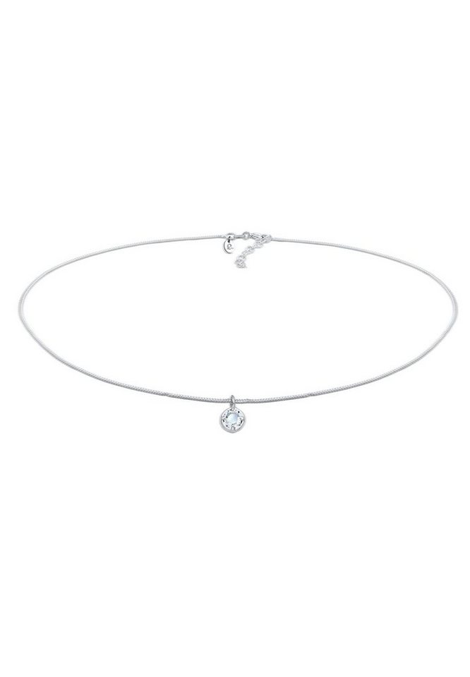 Elli Premium Collier Choker Basic Stein Kristall 925 Silber von Elli Premium