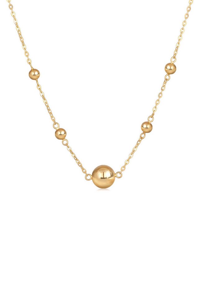 Elli Premium Kette mit Anhänger Kugel Elemente 925 Sterling Silber, Kugel von Elli Premium