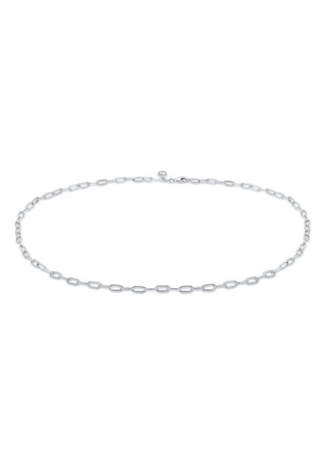 Elli Premium Kette ohne Anhänger Basic Gliederkette Blogger Trend 925er Silber von Elli Premium