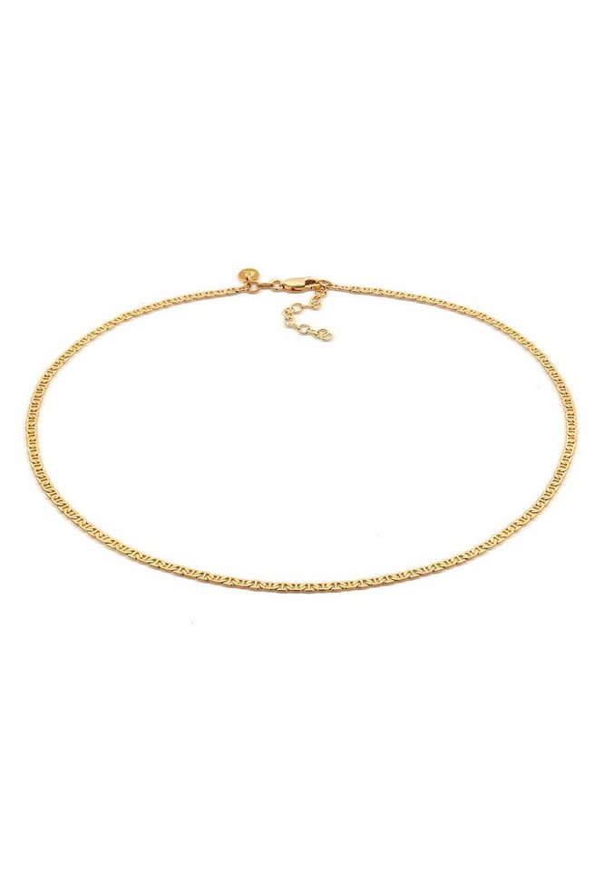 Elli Premium Kette ohne Anhänger Choker Stäbchen-Panzerkette Basic 925 Silber von Elli Premium