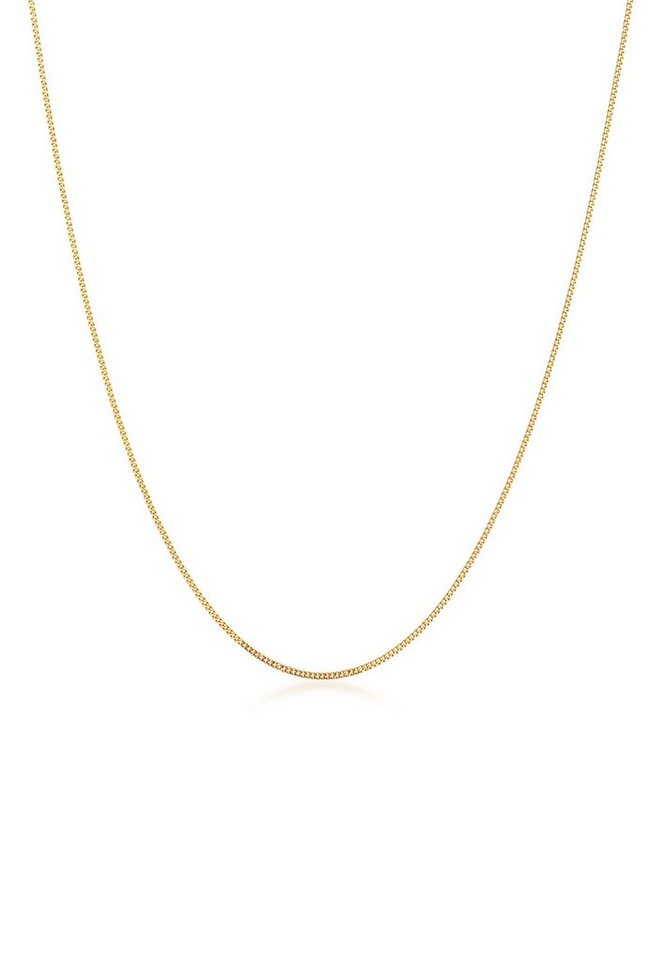 Elli Premium Kette ohne Anhänger Panzkette Basic Klassik 585er Gelbgold von Elli Premium