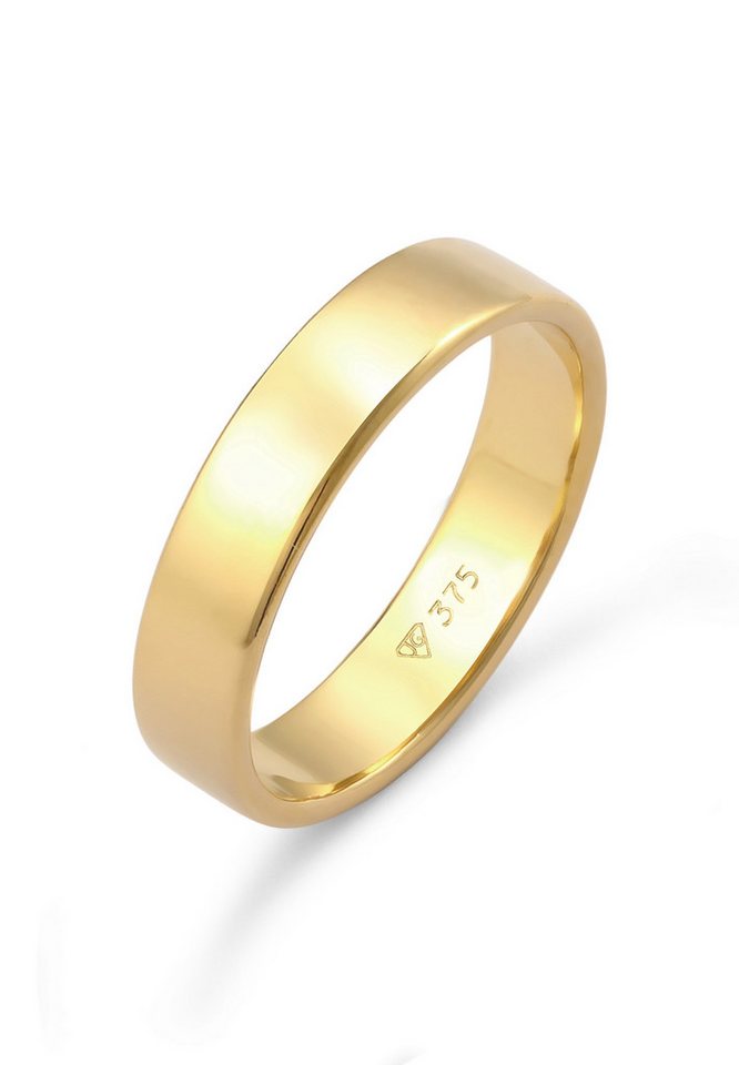 Elli Premium Partnerring Trauring Bandring 375 Gelbgold von Elli Premium