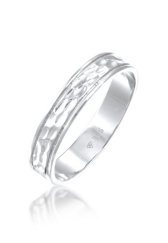 Elli Premium Partnerring Trauring Ehering Freundschaft Kunstvoll Silber von Elli Premium