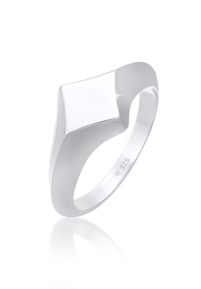 Elli Premium Siegelring Siegelring Raute Geo Look 925 Silber Elli Premium Siegelring Siegelring Raute Geo Look 925 Silber von Elli Premium