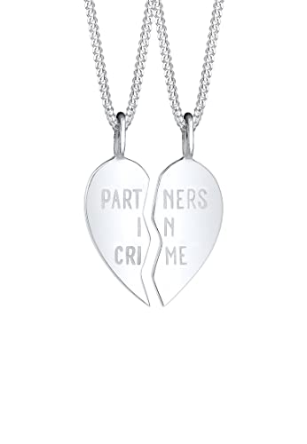 Elli Damen-Ketten mit Anhänger 925_Sterling_Silber 0110522417_45 - 45cm Länge von Elli