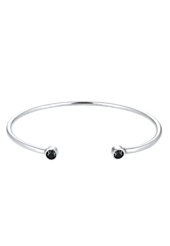 Elli Armband Damen Armreif Geo Minimal mit Kristallen in 925 Sterling Silber von Elli