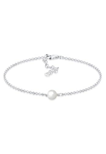 Elli Armband Damen Elegant mit Muschelkernperle in 925 Sterling Silber von Elli