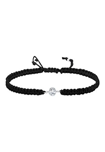 Elli Armband Damen Solitär Knoten mit Kristall in 925 Sterling Silber von Elli