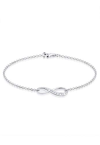 Elli Armband Damen Infinity Symbol mit Zirkonia Kristallen in 925 Sterling Silber von Elli