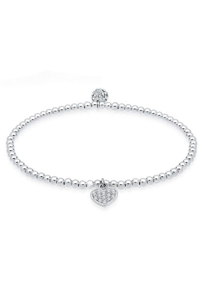Elli Armband Herz Symbol Kristalle 925 Silber von Elli