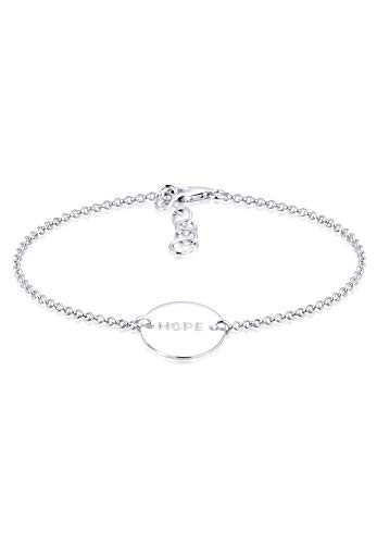 Elli Armband Damen Hope-Schriftzug in 925 Sterling Silber von Elli