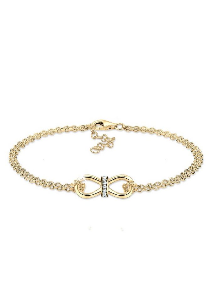 Elli Armband Infinity Endlos Kristalle 925 Silber, Infinity Elli Armband Infinity Endlos Kristalle 925 Silber, Infinity von Elli