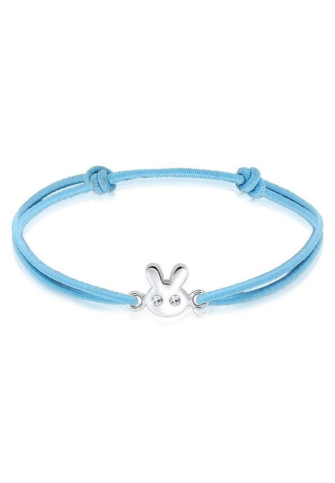 Elli Armband Kinder Hase Kristalle 925 Silber, Hase von Elli