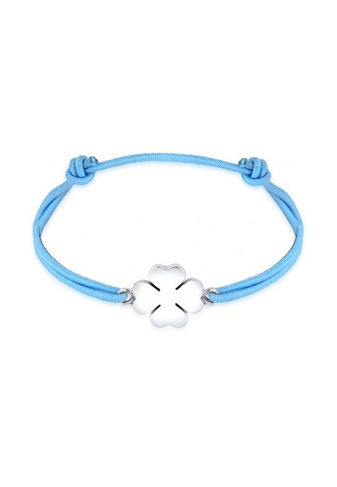 Elli Armband Kleeblatt Glück Talisman 925 Silber, Kleeblatt von Elli