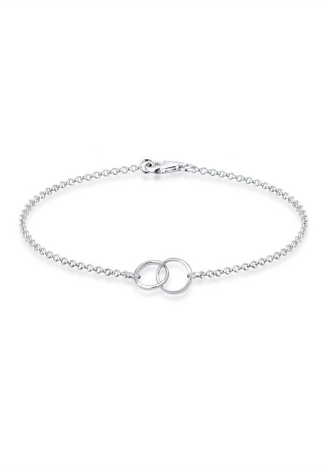 Elli Armband Ringe Geo Kreise Minimal 925 Sterling Silber, Kreis von Elli