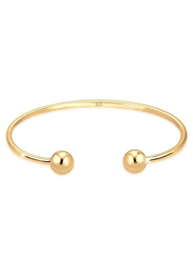 Elli Armreif Elli Armband Kugel Ball Geo Bangle Basic 925 Sterling Silber von Elli