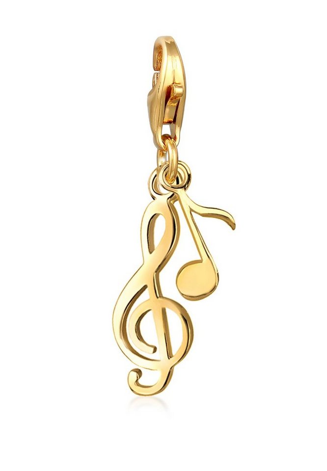 Elli Charm-Einhänger Notenschlüssel Note Musik Melodie 925 Silber, Note von Elli
