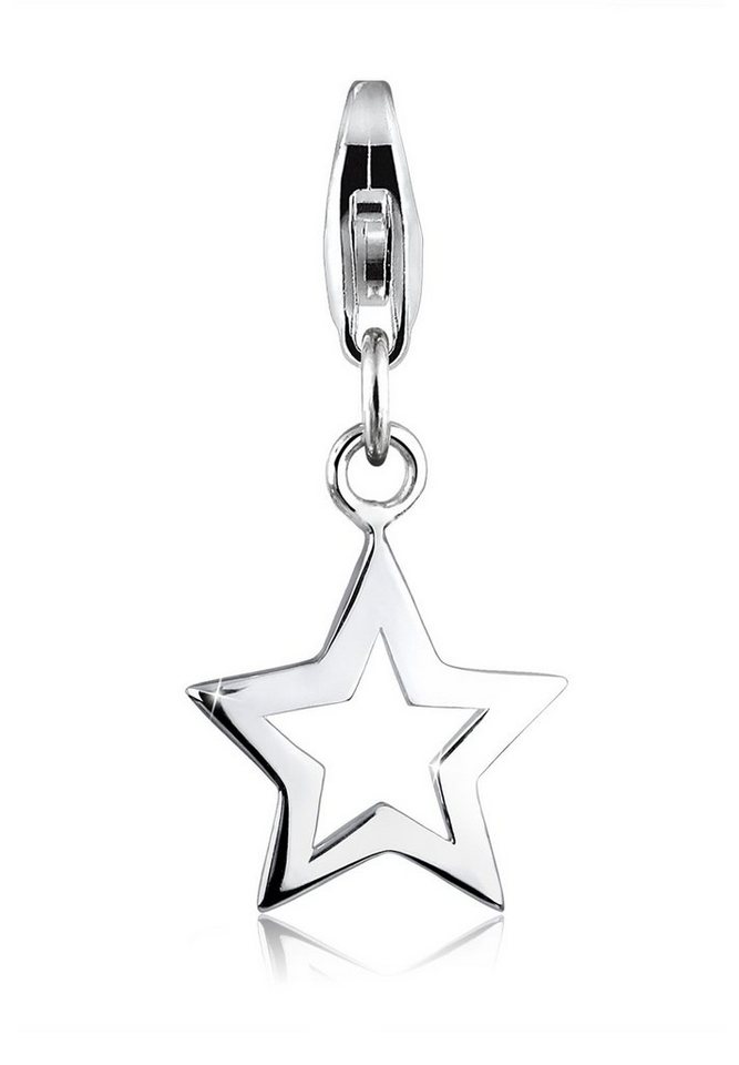 Elli Charm-Einhänger Stern Astro Star Gestirne 925 Sterling Silber, Sterne von Elli