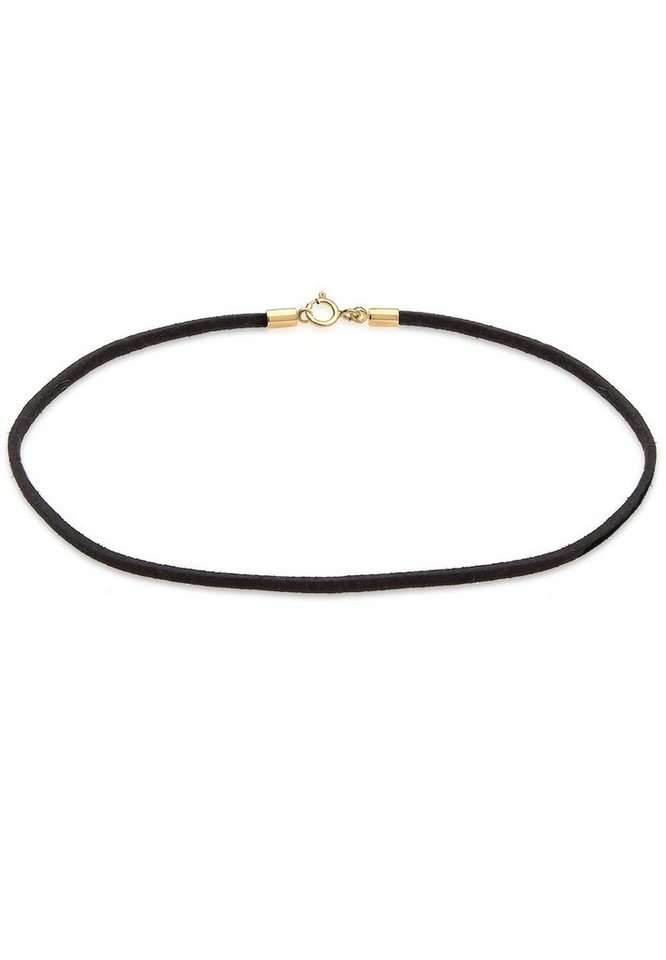 Elli Choker Basic Trend Blogger Choker Velour 925 Silber von Elli