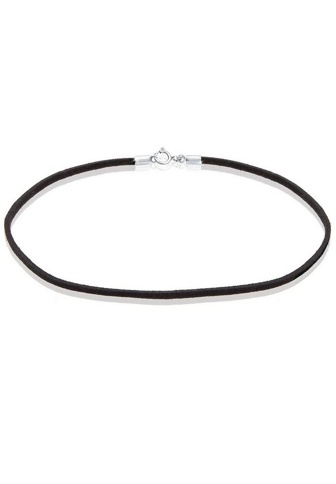 Elli Choker Basic Trend Blogger Choker Velour 925 Silber von Elli