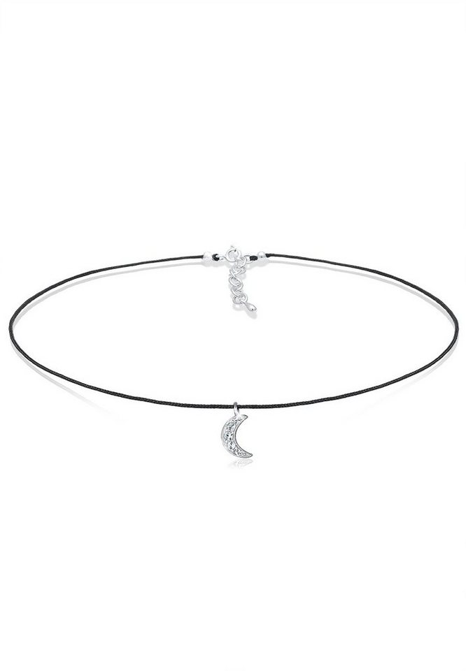 Elli Choker Choker Halbmond Kristalle Silber von Elli