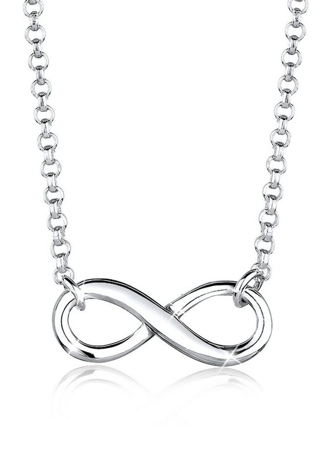 Elli Choker Choker Infinity Symbol Unendlichkeit 925 Silber von Elli