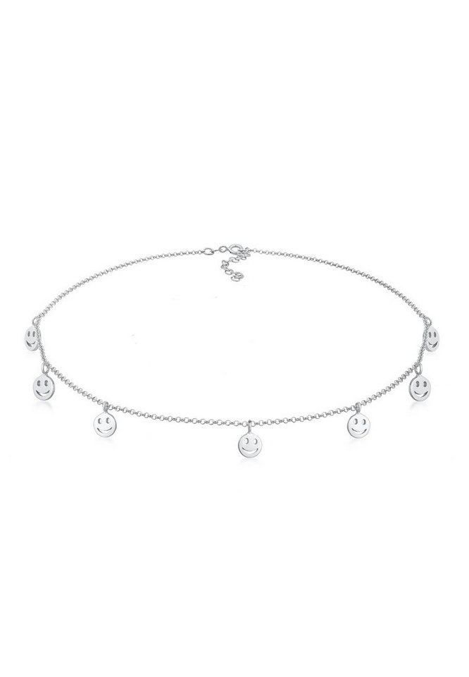 Elli Choker Choker Kette Basic Smiling 925 Silber von Elli