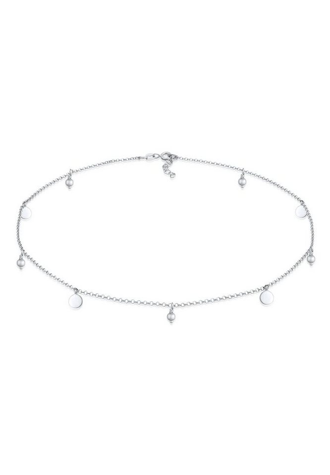 Elli Choker Choker Kugel Plättchen Boho Style 925 Silber von Elli