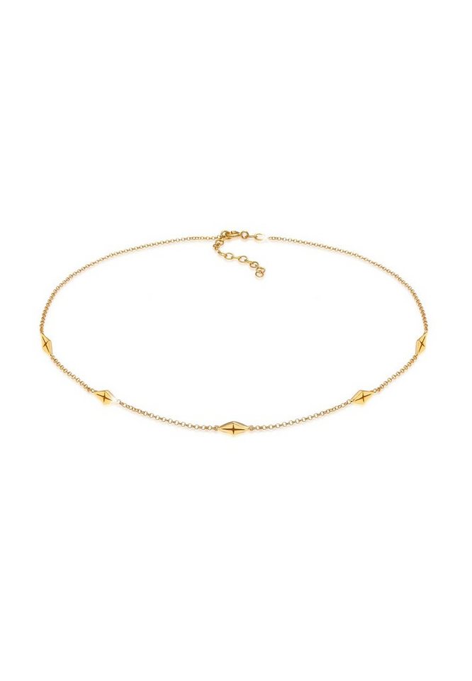 Elli Choker Choker Raute Geo 925 Sterling Silber von Elli