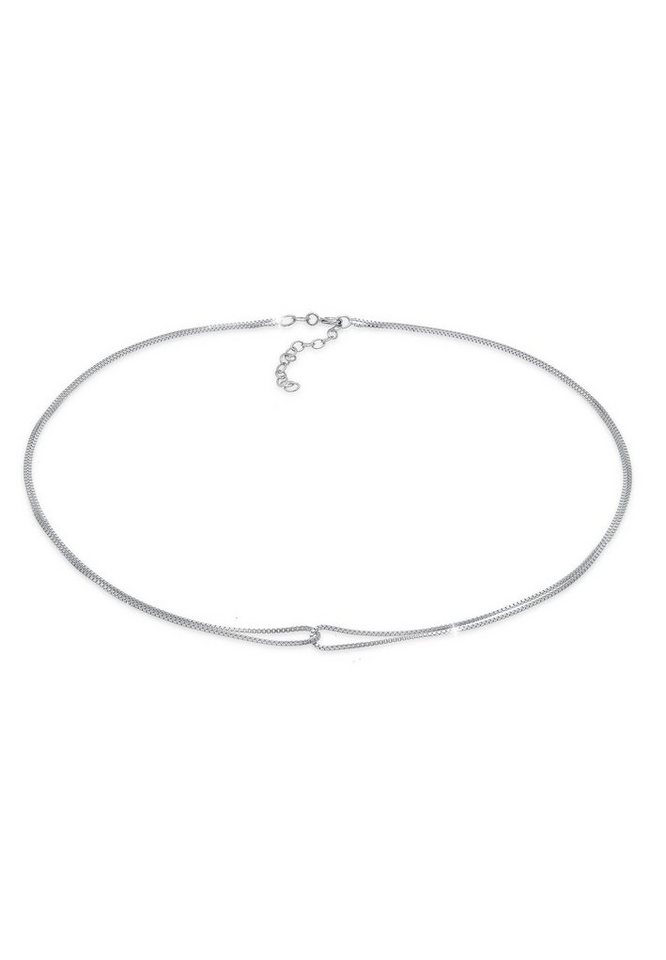 Elli Choker Choker Verschlungen Venezianer 925 Silber von Elli