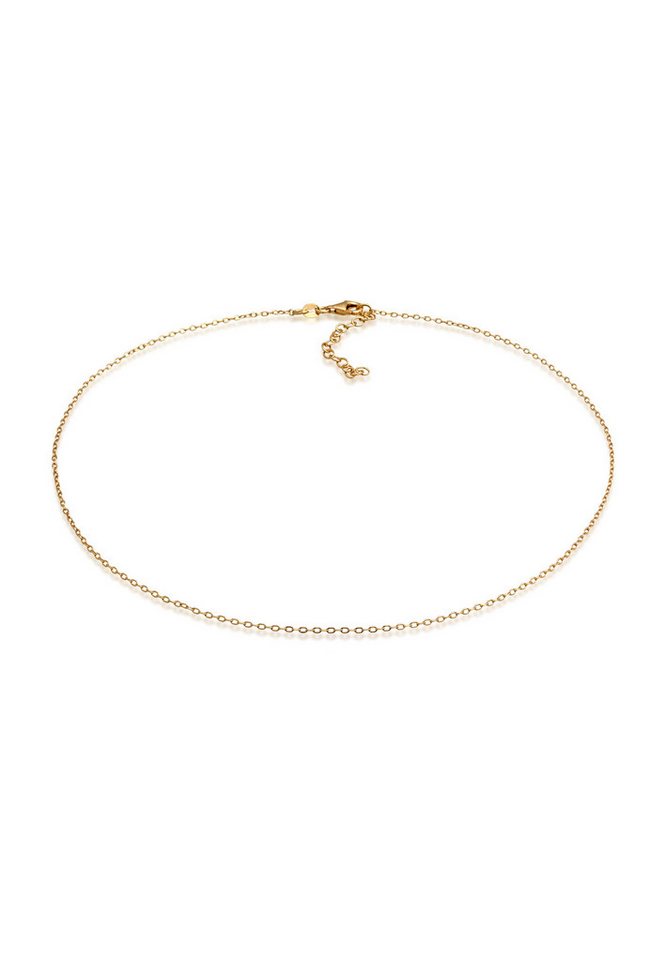 Elli Choker Coker Gliederkette Basic 925 Sterling Silber von Elli