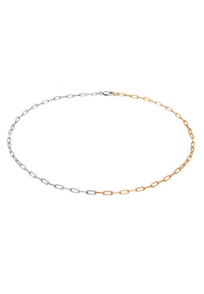 Elli Choker Glieder Oval 925 Sterling Silber Bicolor Elli Choker Glieder Oval 925 Sterling Silber Bicolor von Elli