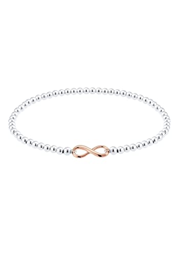 Elli Armband Infinity Unendlichkeit 925 Silber rosé von Elli