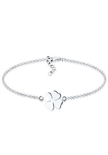 Elli Armband Damen Kleeblatt Symbol Glücksbringer in 925 Sterling Silber von Elli