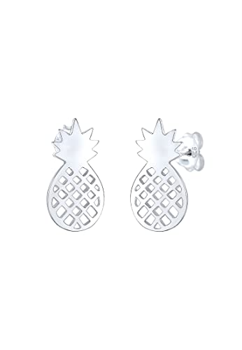 Elli Ohrringe Damen Ohrstecker Ananas Verspielt aus 925 Sterling Silber von Elli