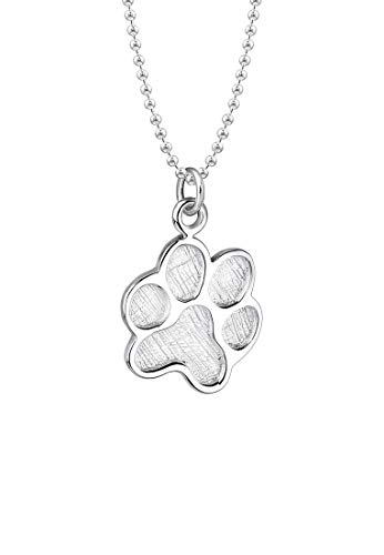 Elli Halskette Damen Pfote Anhänger Hund Tierliebhaber in 925 Sterling Silber von Elli