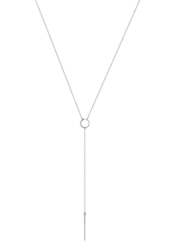 Elli Halskette Damen Y-Kette Geo Minimal in 925 Sterling Silber von Elli