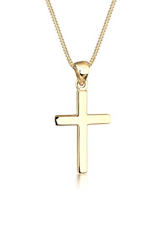 Elli Halskette Damen Kreuz Symbol Basic in 925 Sterling Silber von Elli