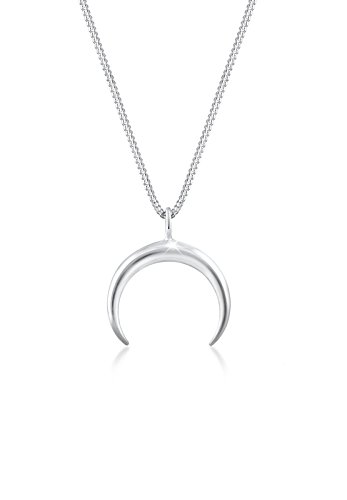 Elli Halskette Damen Sichel Halbmond Astro Blogger in 925 Sterling Silber von Elli