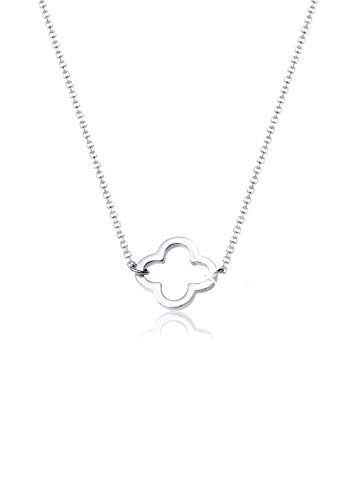 Elli Halskette Damen Kleeblatt Filigran Glücksbringer in 925 Sterling Silber von Elli